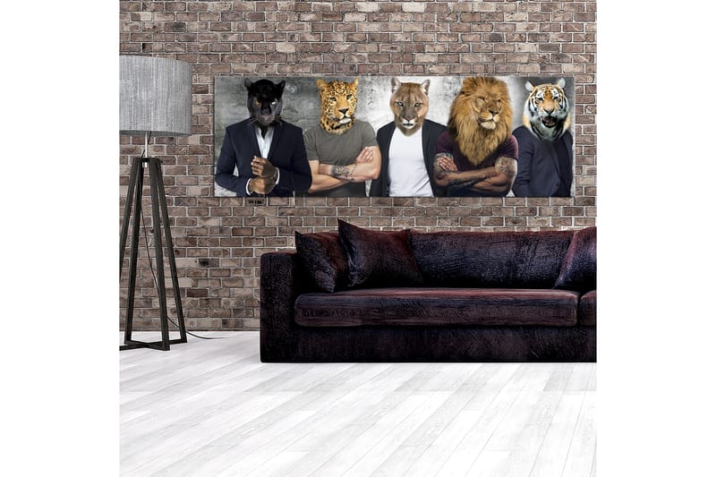 Tavla Different Faces (1 Part) Narrow 120x40, Artgeist sp. z o. o.