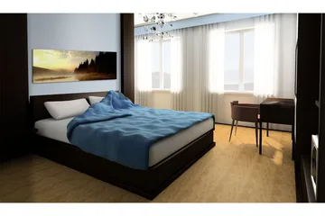 Tavla Dimma Över En Sjö 120x40 - Artgeist sp. z o. o. - Inredning - Tavlor & konst - Canvastavlor