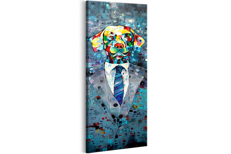 Tavla Dog in a Suit 40x120 - Inredning - Tavlor & konst - Canvastavlor
