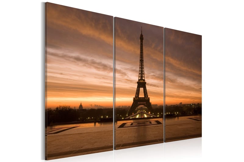 Tavla Eiffel Tower At Dusk 120x80, Artgeist sp. z o. o.