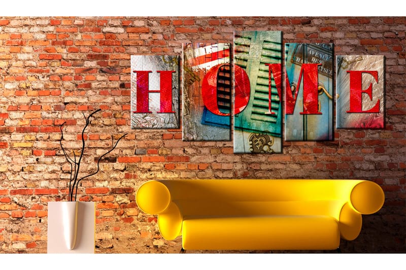 Tavla Elements Of Home 100x50 - Artgeist sp. z o. o. - Inredning - Tavlor & konst - Canvastavlor