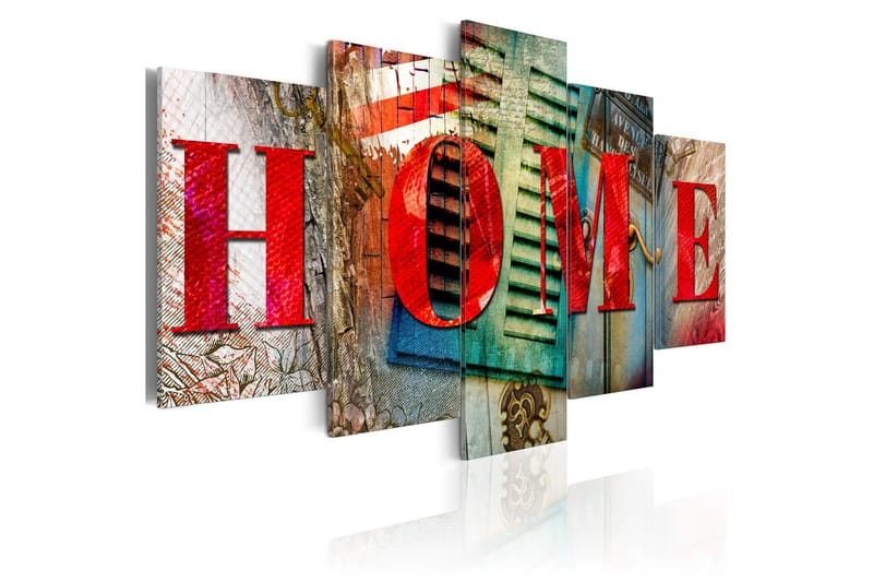 Tavla Elements Of Home 100x50, Artgeist sp. z o. o.