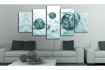 Tavla Embedded In Turquoise 100x50 - Artgeist sp. z o. o. - Inredning - Tavlor & konst - Canvastavlor