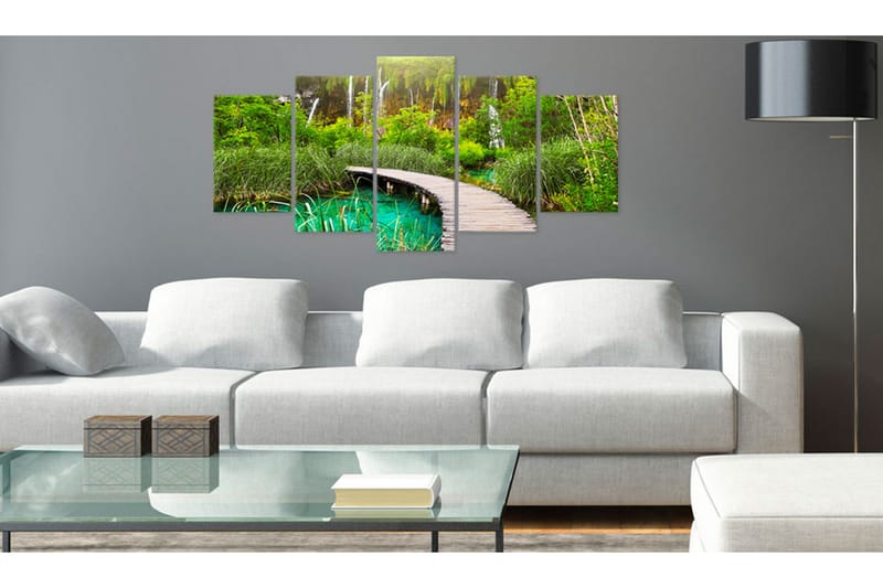 Tavla Emerald Trail 100x50 - Artgeist sp. z o. o. - Inredning - Tavlor & konst - Canvastavlor