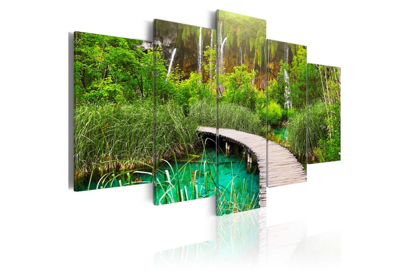 Tavla Emerald Trail 100x50, Artgeist sp. z o. o.