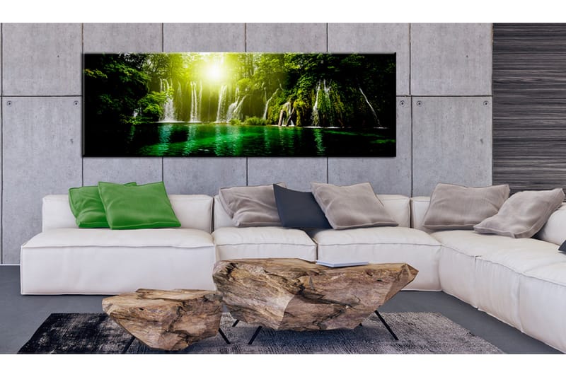 Tavla Emerald Treasure 150x50 - Artgeist sp. z o. o. - Inredning - Tavlor & konst - Canvastavlor