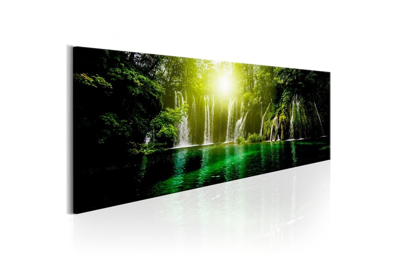 Tavla Emerald Treasure 150x50 - Artgeist sp. z o. o. - Inredning - Tavlor & konst - Canvastavlor