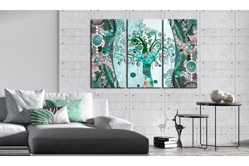 Tavla Emerald Tree 120x80 - Artgeist sp. z o. o. - Inredning - Tavlor & konst - Canvastavlor