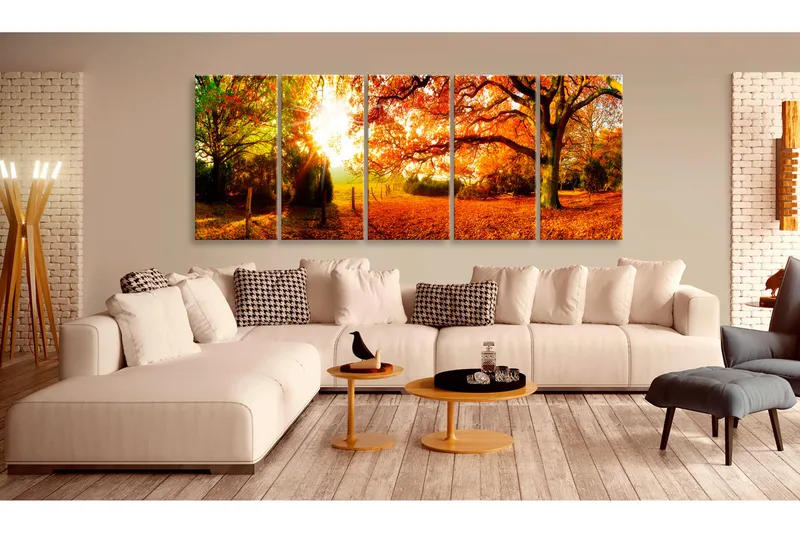 Tavla Enchanting Autumn 200x80 - Artgeist sp. z o. o. - Inredning - Tavlor & konst - Canvastavlor