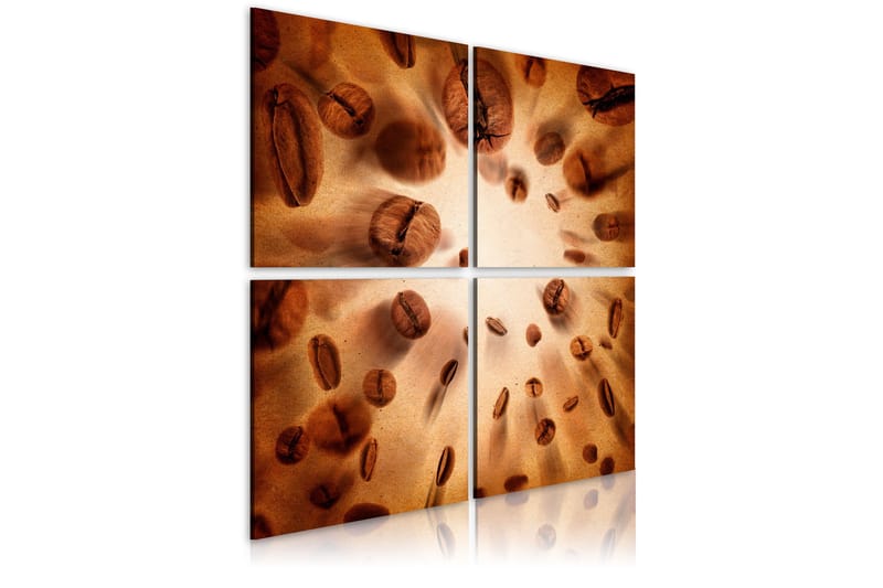 Tavla Energetic Coffee 80x80, Artgeist sp. z o. o.