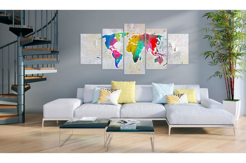 Tavla Energy Of World 200x100 - Artgeist sp. z o. o. - Inredning - Tavlor & konst - Canvastavlor