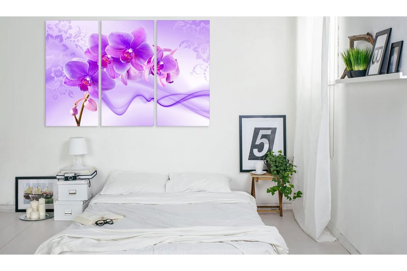 Tavla Ethereal Orchid Violet 120x80 - Artgeist sp. z o. o. - Inredning - Tavlor & konst - Canvastavlor