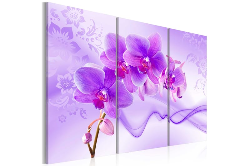 Tavla Ethereal Orchid Violet 120x80 - Artgeist sp. z o. o. - Inredning - Tavlor & konst - Canvastavlor