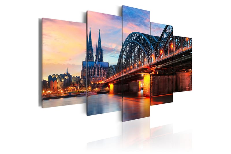 Tavla Evening In Cologne 200x100, Artgeist sp. z o. o.