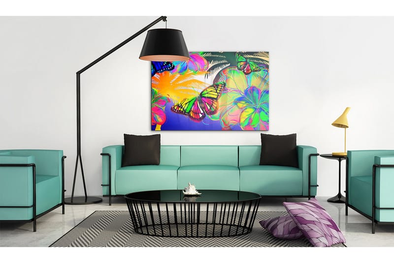 Tavla Exotic Butterflies 90x60 - Artgeist sp. z o. o. - Inredning - Tavlor & konst - Canvastavlor
