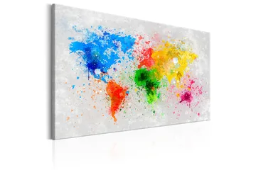 Tavla Expressionism of the World 90x60 - Artgeist sp. z o. o. - Inredning - Tavlor & konst - Canvastavlor