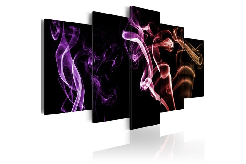 Tavla Färgad Rök 5 St 200x100 - Artgeist sp. z o. o. - Inredning - Tavlor & konst - Canvastavlor