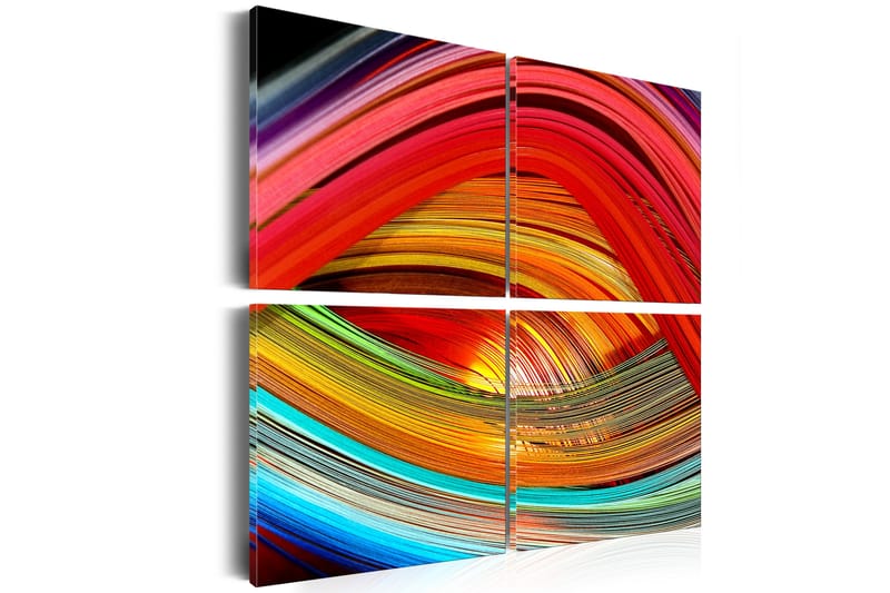 Tavla Färgglada Djup 40x40 - Artgeist sp. z o. o. - Inredning - Tavlor & konst - Canvastavlor