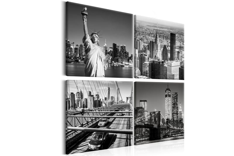 Tavla Faces Of New York 40x40, Artgeist sp. z o. o.