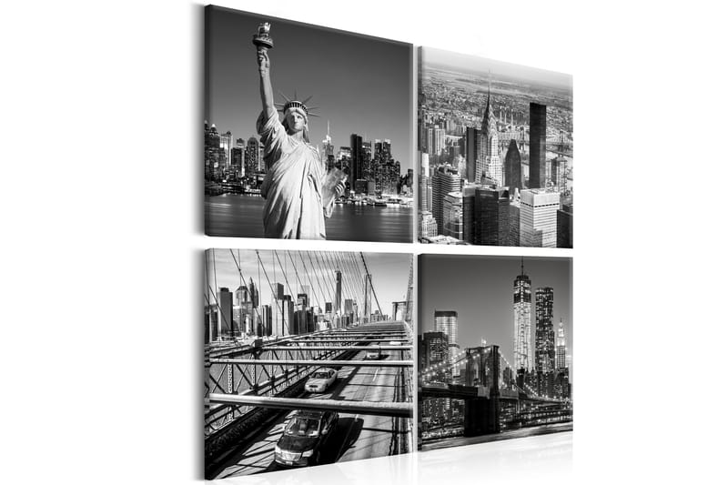 Tavla Faces Of New York 80x80 - Artgeist sp. z o. o. - Inredning - Tavlor & konst - Canvastavlor