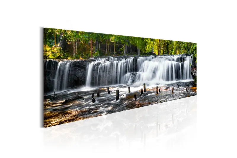 Tavla Fairytale Waterfall 120x40, Artgeist sp. z o. o.