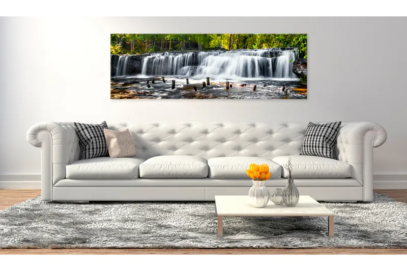 Tavla Fairytale Waterfall 150x50 - Artgeist sp. z o. o. - Inredning - Tavlor & konst - Canvastavlor