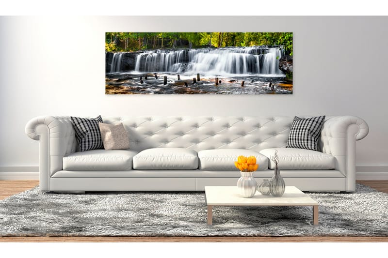 Tavla Fairytale Waterfall 150x50 - Artgeist sp. z o. o. - Inredning - Tavlor & konst - Canvastavlor