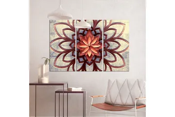 Tavla Fan 3 Parts 90x60 - Artgeist sp. z o. o. - Inredning - Tavlor & konst - Canvastavlor
