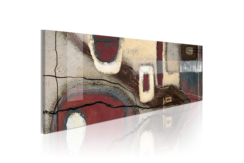 Tavla Fancy Rektanglar 120x40 - Artgeist sp. z o. o. - Inredning - Tavlor & konst - Canvastavlor