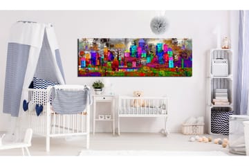 Tavla Fantasy City 120x40 - Artgeist sp. z o. o. - Inredning - Tavlor & konst - Canvastavlor