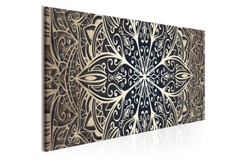 Tavla Feathers (1 Part) Brown Narrow 120x40 - Inredning - Tavlor & konst - Canvastavlor
