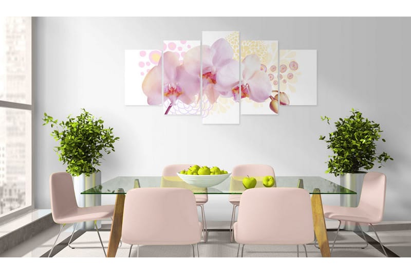 Tavla Finessed Orkidé 100x50 - Artgeist sp. z o. o. - Inredning - Tavlor & konst - Canvastavlor