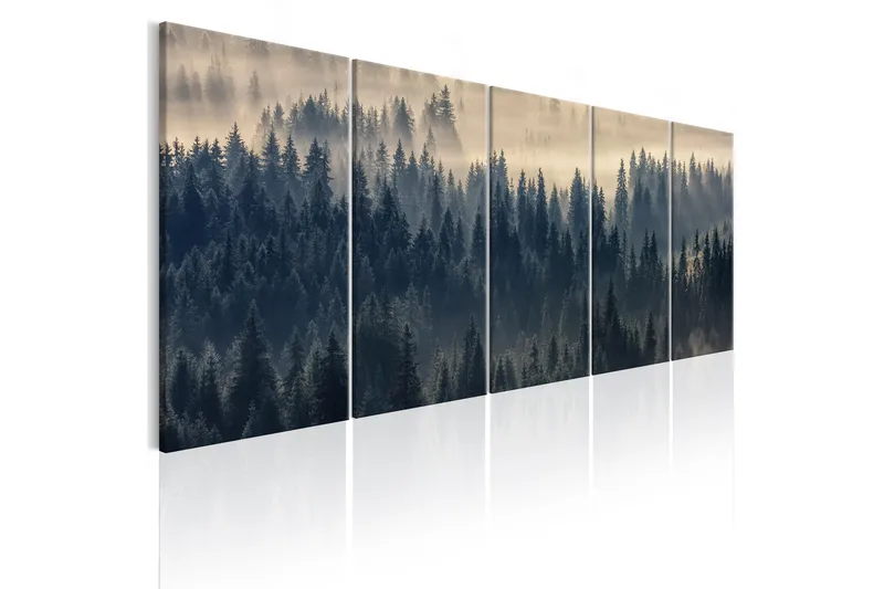Tavla Fir In The Fog 200x80, Artgeist sp. z o. o.