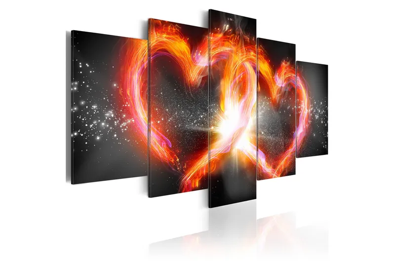 Tavla Flame Of Love 200x100, Artgeist sp. z o. o.