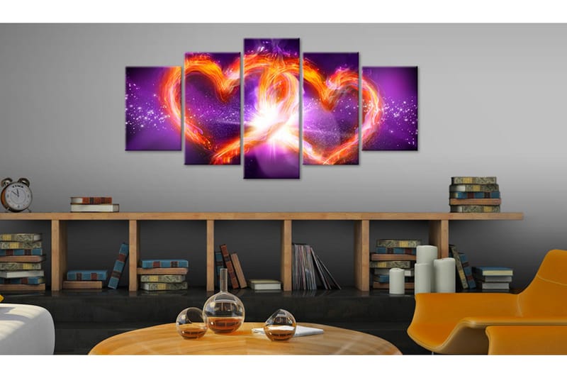 Tavla Flames Of Love 100x50 - Artgeist sp. z o. o. - Inredning - Tavlor & konst - Canvastavlor