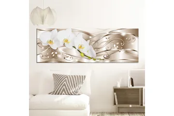 Tavla Flowering 1 Part Narrow Beige 135x45 - Artgeist sp. z o. o. - Inredning - Tavlor & konst - Canvastavlor