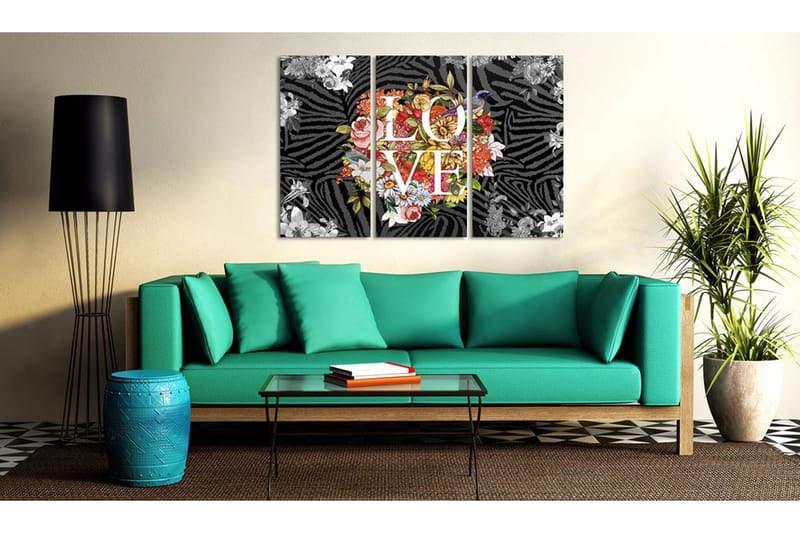 Tavla Flowers From The Heart 60x40 - Artgeist sp. z o. o. - Inredning - Tavlor & konst - Canvastavlor