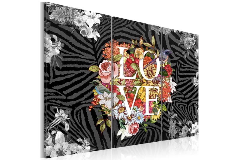 Tavla Flowers From The Heart 60x40, Artgeist sp. z o. o.