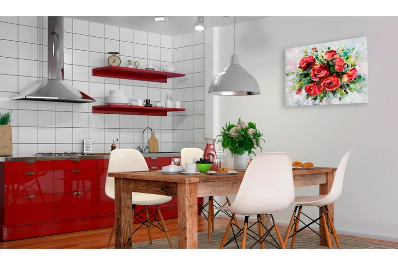 Tavla Flowers of Love 90x60 - Artgeist sp. z o. o. - Inredning - Tavlor & konst - Canvastavlor