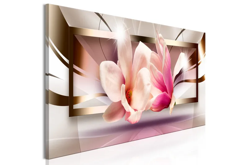 Tavla Flowers outside the Frame (1 Part) Narrow 135x45 - Artgeist sp. z o. o. - Inredning - Tavlor & konst - Canvastavlor