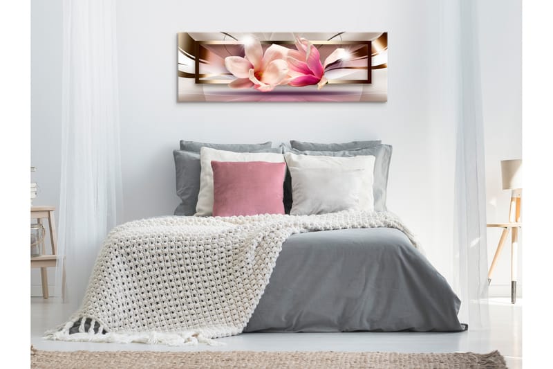 Tavla Flowers outside the Frame (1 Part) Narrow 135x45 - Artgeist sp. z o. o. - Inredning - Tavlor & konst - Canvastavlor