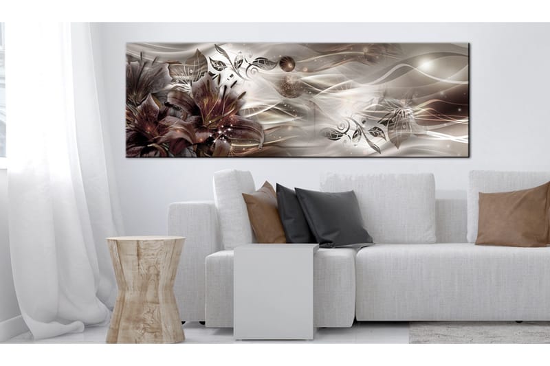 Tavla Flowery Galaxy 150x50 - Artgeist sp. z o. o. - Inredning - Tavlor & konst - Canvastavlor