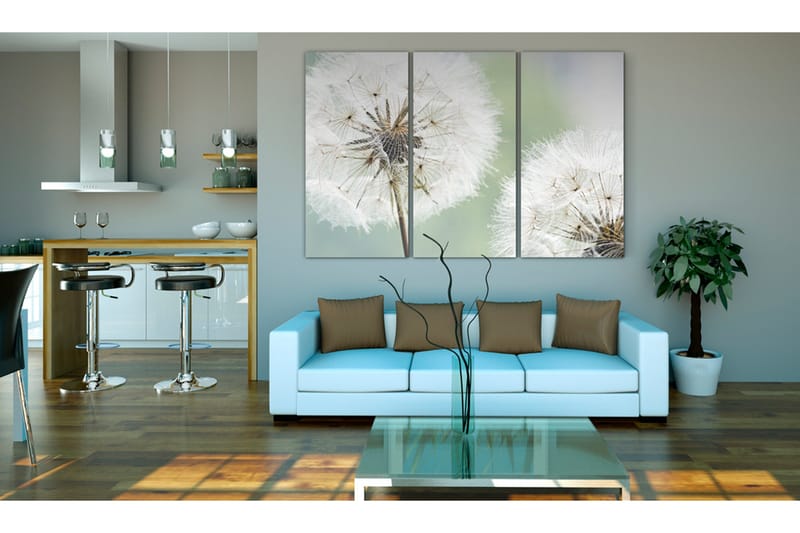 Tavla Fluffy Dandelions 120x80 - Artgeist sp. z o. o. - Inredning - Tavlor & konst - Canvastavlor