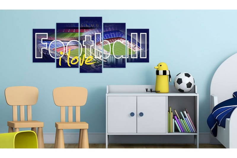 Tavla Football My Love 100x50 - Artgeist sp. z o. o. - Inredning - Tavlor & konst - Canvastavlor