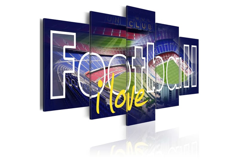 Tavla Football My Love 100x50, Artgeist sp. z o. o.