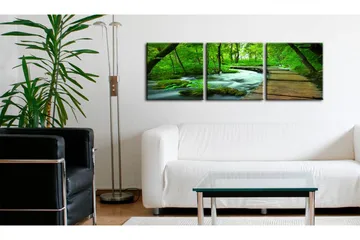 Tavla Forest Broadwalk Triptych 120x40 - Artgeist sp. z o. o. - Inredning - Tavlor & konst - Canvastavlor