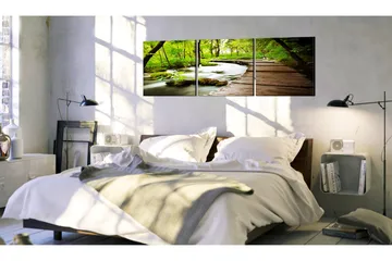 Tavla Forest Brook 90x30 - Artgeist sp. z o. o. - Inredning - Tavlor & konst - Canvastavlor