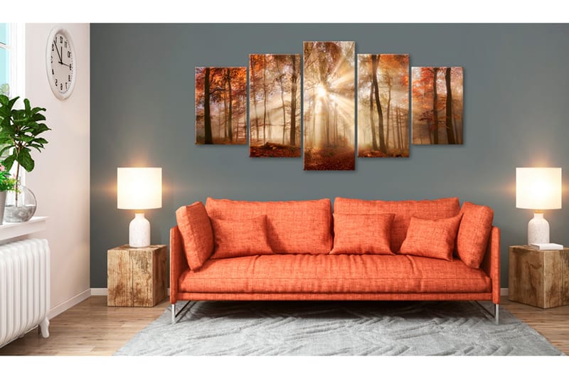 Tavla Forest Fog 100x50 - Artgeist sp. z o. o. - Inredning - Tavlor & konst - Canvastavlor