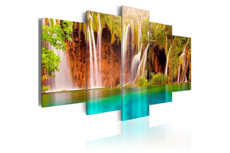 Tavla Forest Waterfall 200x100, Artgeist sp. z o. o.