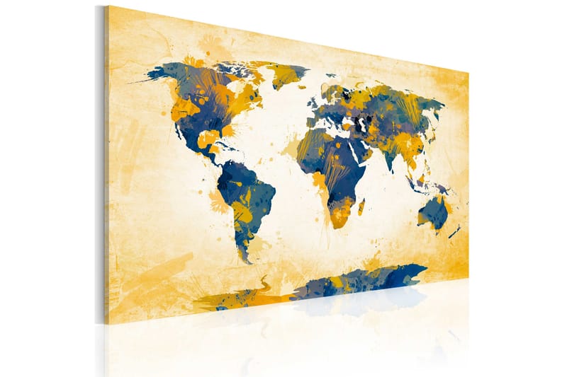 Tavla Four Corners Of The World 60x40, Artgeist sp. z o. o.